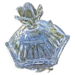 Sucrier en cristal taillé