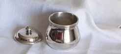 Sucrier en métal argenté