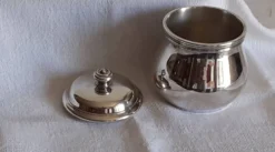 Sucrier en métal argenté