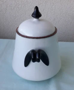 Sucrier en porcelaine