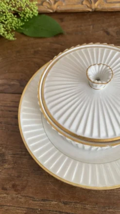 Sucrier en porcelaine fine Mehun