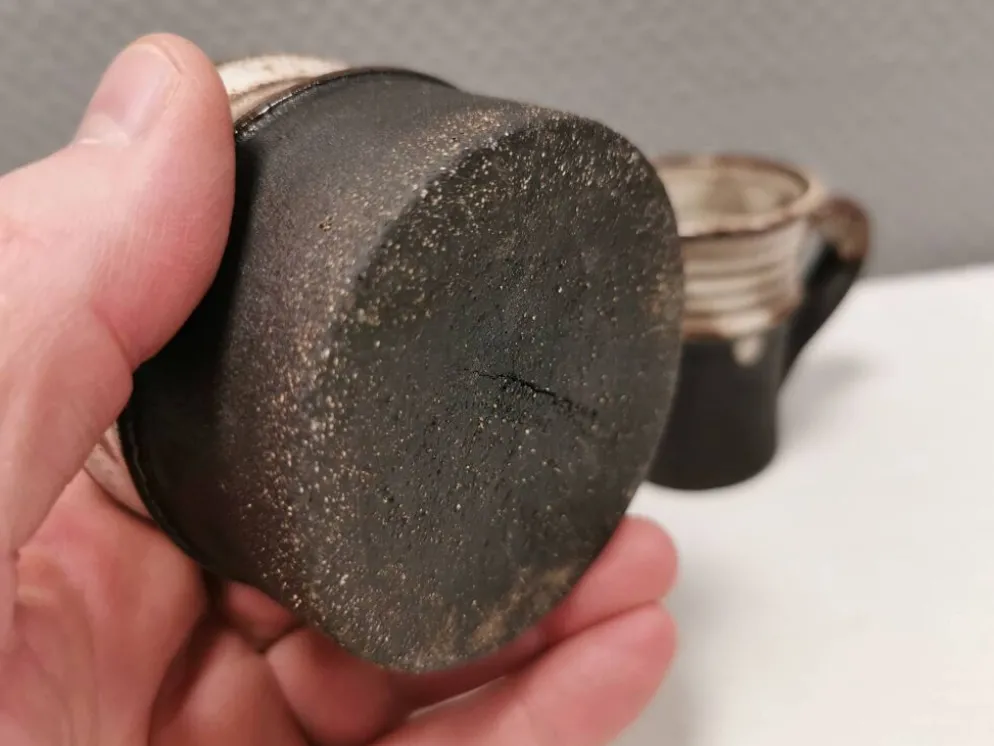 Sucrier et pot à lait par Finns keramik Danemark