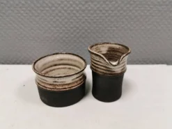 Sucrier et pot à lait par Finns keramik Danemark
