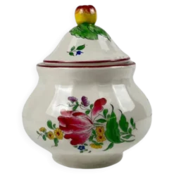 Sucrier modèle réverbère par KG Lunéville