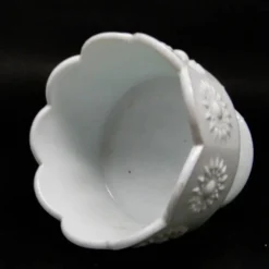 Sucrier postmoderniste, verre pressé, Ząbkowice, Pologne, années 1970