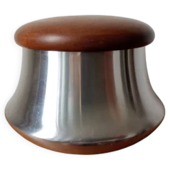 Sucrier Remy Letang en inox et bois exotique