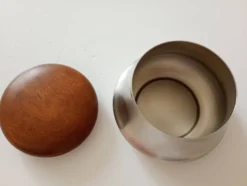 Sucrier Remy Letang en inox et bois exotique