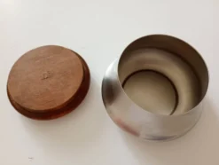 Sucrier Remy Letang en inox et bois exotique