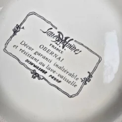 Sucrier Sarreguemines Obernai Henri Loux – Décor au coq