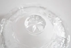 Sucrier Vintage en Cristal Transparent, Italie, Années 1960
