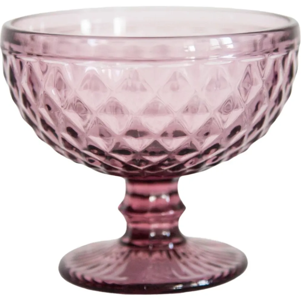 Sucrier vintage en verre violet du milieu du siècle, Italie, 1960s