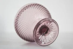 Sucrier vintage en verre violet du milieu du siècle, Italie, années 1960