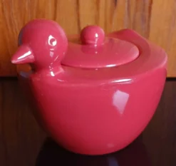 Sucrier zoomorphe en céramique, 80's
