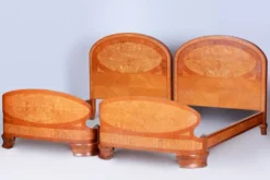 Suite de chambre Art Déco de Louis Majorelle, France, années 1930, ensemble de 8.