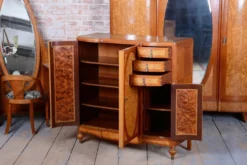 Suite de chambre Art Déco de Louis Majorelle, France, années 1930, ensemble de 8.