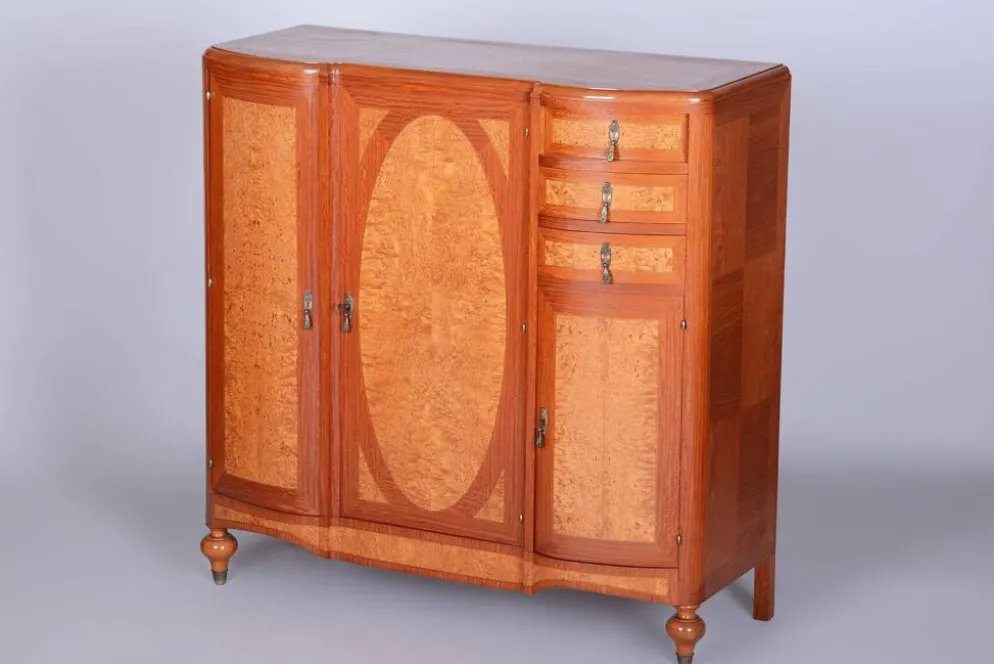Suite de chambre Art Déco de Louis Majorelle, France, années 1930, ensemble de 8.
