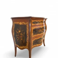 Suite de chambre en bois incrusté de style italien du milieu du siècle, par Pacifici Prete, Rome