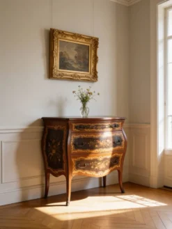 Suite de chambre en bois incrusté de style italien du milieu du siècle, par Pacifici Prete, Rome