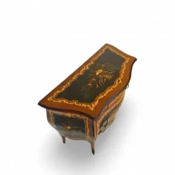 Suite de chambre en bois incrusté de style italien du milieu du siècle, par Pacifici Prete, Rome