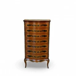 Suite de chambre en bois incrusté de style italien du milieu du siècle, par Pacifici Prete, Rome