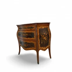Suite de chambre en bois incrusté de style italien du milieu du siècle, par Pacifici Prete, Rome