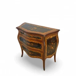 Suite de chambre en bois incrusté de style italien du milieu du siècle, par Pacifici Prete, Rome