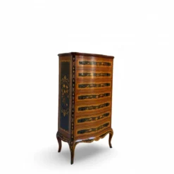 Suite de chambre en bois incrusté de style italien du milieu du siècle, par Pacifici Prete, Rome