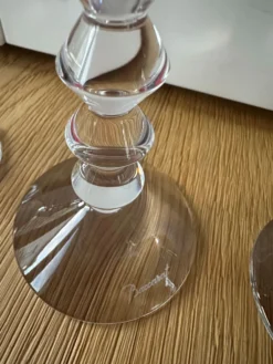 Suite de 6 flûtes à champagne « Véga Flutissimo » en cristal teinté —