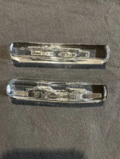 Suite de 12 porte-couteaux en cristal de Daum - 1960