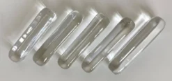 Suite de 5 porte-couteaux signés en cristal de la maison Daum Nancy 1960