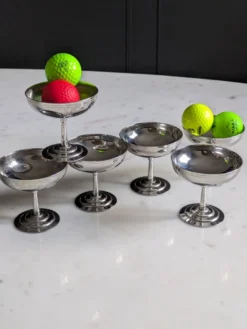 Suite de six coupes à glace/sorbet par Rémy Letang 70'