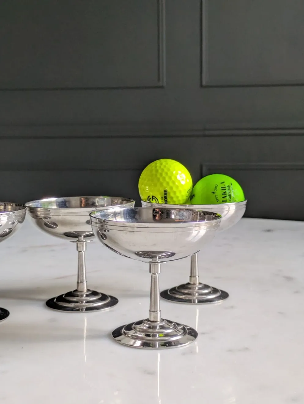 Suite de six coupes à glace/sorbet par Rémy Letang 70'