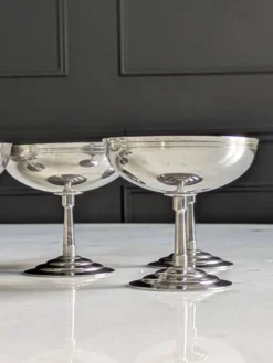 Suite de six coupes à glace/sorbet par Rémy Letang 70'