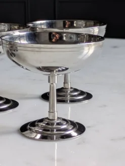 Suite de six coupes à glace/sorbet par Rémy Letang 70'