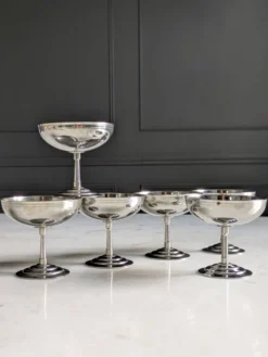 Suite de six coupes à glace/sorbet par Rémy Letang 70'