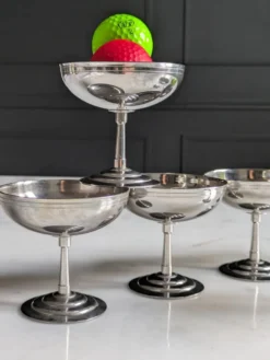 Suite de six coupes à glace/sorbet par Rémy Letang 70'