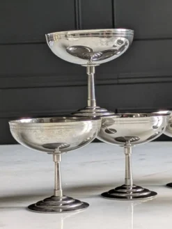 Suite de six coupes à glace/sorbet par Rémy Letang 70'