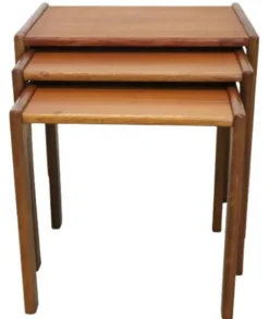Suite de 3 tables gigognes 'Frankenau'