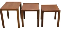 Suite de 3 tables gigognes 'Frankenau'