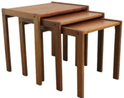 Suite de 3 tables gigognes 'Frankenau'