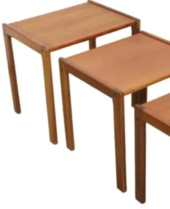 Suite de 3 tables gigognes 'Frankenau'