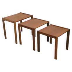 Suite de 3 tables gigognes 'Frankenau'