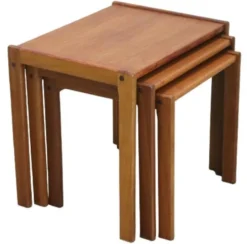 Suite de 3 tables gigognes 'Frankenau'
