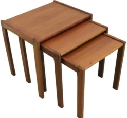 Suite de 3 tables gigognes 'Frankenau'