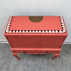 Sunny Side Up – Cabinet vintage peint à la main