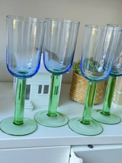 Superbe verres à pied vintage