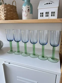 Superbe verres à pied vintage