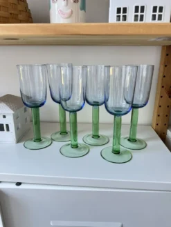 Superbe verres à pied vintage