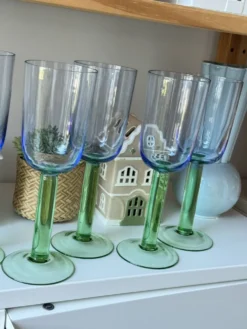 Superbe verres à pied vintage