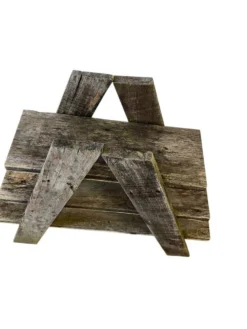 Support à plusieurs niveaux en bois vintage / étagère sur pied / table à plantes